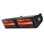 תנור אינפרא אדום + שלט | דגם BOSTON premium 5000W | שחור מט  תנור אינפרא 5000W לתעשייה אבי שושן החוויה