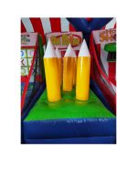 תחנת יריד QSP-1677 דוכן קליעה כפול  מתנפח שמשונית אבי שושן החוויה