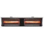 תנור אינפרא אדום + שלט | דגם BOSTON premium 5000W | שחור מט  תנור אינפרא 5000W לתעשייה אבי שושן החוויה