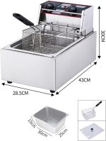 צ'יפסר מקצועי 6 ליטר חשמלי למסעדות צ'יפסר מקצועי צ'יפסר מקצועי 6 ליטר חשמלי - אבי שושן החוויה אבי שושן החוויה