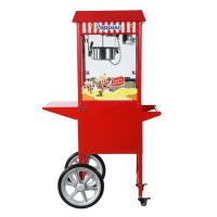 מכונות פופקורן מקצועית + עגלת רטרו מכונת פופקורן מכונת פופקורן מקצועית ET אבי שושן החוויה