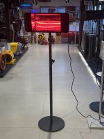 תנור אינפרא אדום + שלט | דגם BOSTON GLASS 2000W | שחור מט תנור אינפרא אדום תנור אינפרא אדום עמיד למים עם שלט | דגם BOSTON | אבי שושן החוויה אבי שושן החוויה